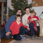 Karácsonyfával és a családommal. (2013. január 02.)