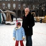 Télen sétálunk a Dóm téri vásáron. (2010. december 19.)