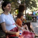 Palicsi állatkertben nyalom a jégkrémemet. (2011. augusztus 27.)